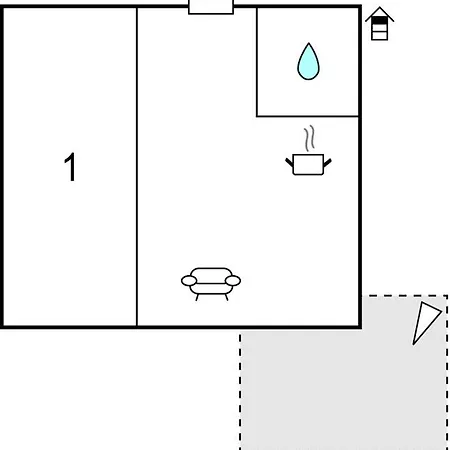 One-bedroom In Apartman