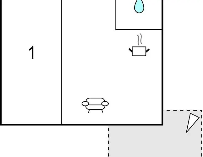 One-bedroom In דירה